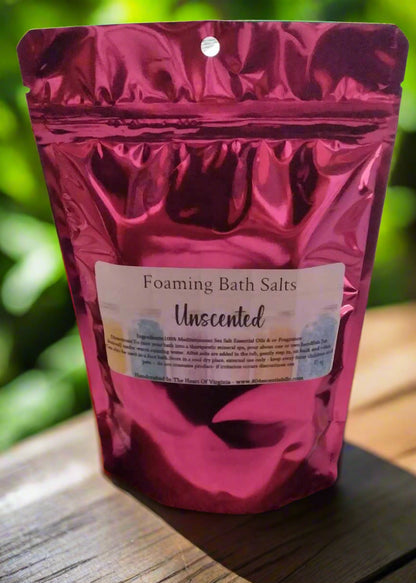 Unscented Foaming Bath Salt - Foot Soak