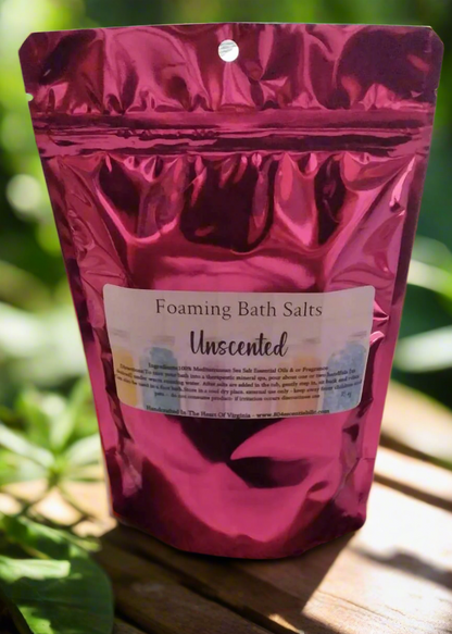 Unscented Foaming Bath Salt - Foot Soak